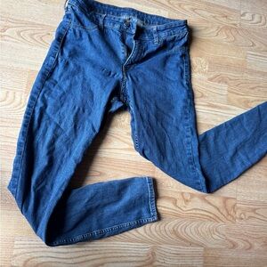 Classic Dark Blue Skinny Jeans - Women's